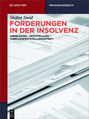 cover image of Forderungen in der Insolvenz